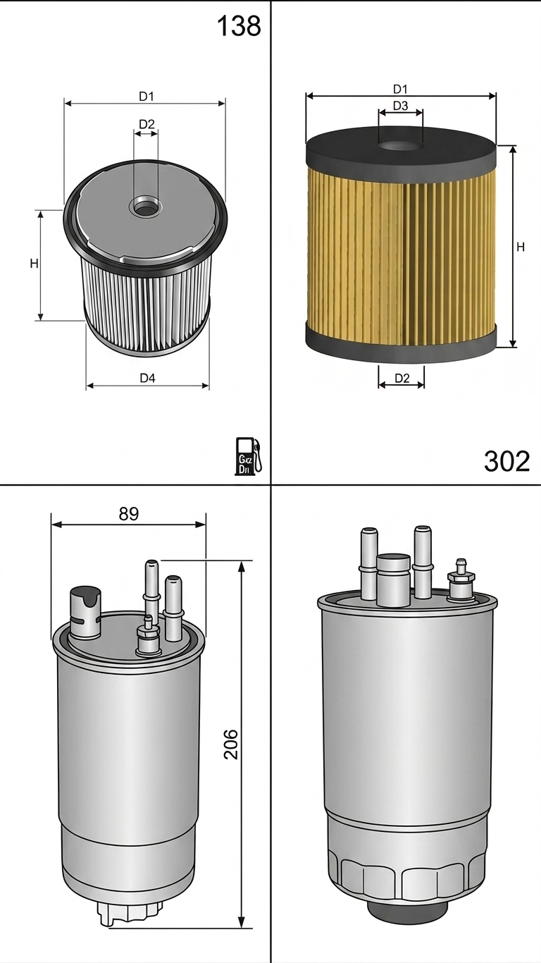 Filtres à carburant — 2